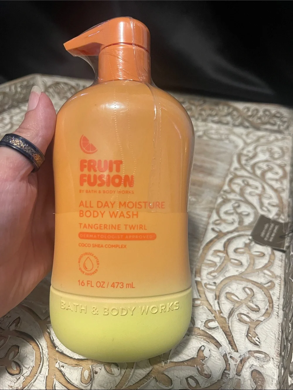 Bath & Body Works Fruit Fusion Tangerine Twirl Body Wash - Orange, Yellow